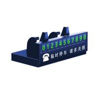 Parking Registration, Temporary Parking Phone - Display Broadcaster Temporary Stop Phone Number | Multifunctional Stop Phone Number Display