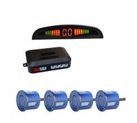Parking Sensor Car LED Parking Sensor Kit With 4 Radar Accurate Digital Display Of Obstacle Distance Alarm Parktronic Kit （Blue)(Blue)