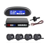 Parking Sensor Car With Auto Parktronic Reverse Monitor 4 Sensors Radar Detector Systems Backlight Display Ground Parking Sensors Reverse Sensor(Black)