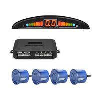 Parking Sensor Parking Sensor Kit With 4 Radar LED Accurate Digital Display Of Obstacle Distance Alarm Parktronic Kit Detector （Blue Sensors)(Blue Sensors)