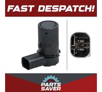 HELLA 6PX 358 141-481 Sensor, parking distance control - angled - 3-pin connector - Plugged - Paintable