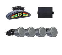 Parking Sensors Front Parking Sensor Kit Auto Car Prefix Parktronic Vehicle Assistant Buzzer Alarm Volume Not Backup Radar Parking Sensors Sensor(Pearl White)(Gray)