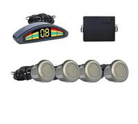 Parking Sensors Front Parking Sensor Kit Auto Car Prefix Parktronic Vehicle Assistant Buzzer Alarm Volume Not Backup Radar Parking Sensors Sensor(Pearl White)(Ti Golden)