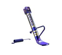 Parking Single Side Footrest Adjustable Side Stand Retractable Support Foot Shelf Motorcycle Kickstand Parking Racks Motorbike Kick Bracket Accessories