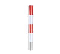 Parking Space Lock Lockable Barrier Safety Bollard - Rustproof Waterproof Traffic Security Bollard with Reflective Strips for & Traffic-Sensitive Areas (Single Pack, 1000mm)