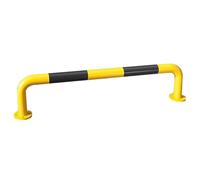Parking Space Lock Lockable Barrier Safety Bollard Safety Bollard Post, U Type steel Bollards With Reflective Tape, Traffic Bollards For Warehouse, (Color : Yellow, Size : 39.3 * 11.8in)