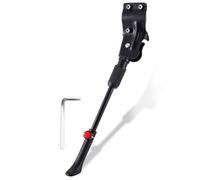 Parking Stand for 20-27.5 Inch Cycles, Adjustable 330-440 Mm Kickstand, Frame Pads, Three Bolt Bracket, Steel Tube Structure Adjustable Bike Kickstand Side Bike Stand Frame Mount Daily Parking