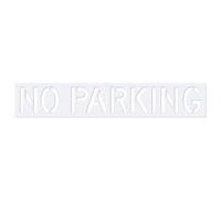 Parking Stencil - 12in Reusable Silicone No Parking Template, All Weather Washable, Fire Lane Letter Stamp, Pavement Paint Marker | for Asphalt Concrete Curb Backyard Sidewalk Lot Driveway