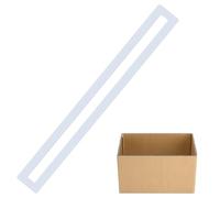 Parking Stencils - Reusable Stencils Kit, Foldable Parking Templates | Long Line Marking Stencil with Compact Storage Box, 4 x 92 Inch Precision Letters for Concrete Paving Painting