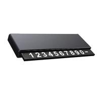 Parkings Card Plates - Precision-Crafted Numbers Plate | Automotive Parking Gadget - Universal High-Visibility Shield Phone Number Scratch Resistant & Easy To Read Design
