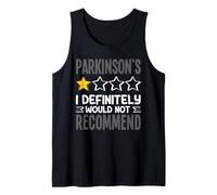 Parkinson’s 1 Star Would Not Recommend Awareness Tank Top