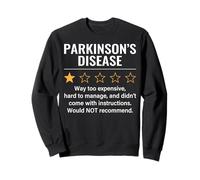 Parkinson’s Disease 1 Star Rating Funny Parkinsons Awareness Sweatshirt