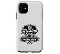 Parkinson’s Warrior Awareness Ribbon Support Christian Faith Case for iPhone 11