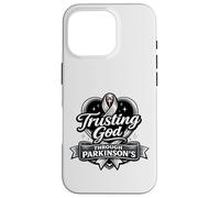 Parkinson’s Warrior Awareness Ribbon Support Christian Faith Case for iPhone 16 Pro