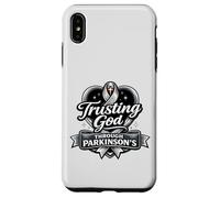 Parkinson’s Warrior Awareness Ribbon Support Christian Faith Case for iPhone XS Max