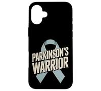 Parkinson’s Warrior Distressed Awareness Ribbon Case for iPhone 16 Plus