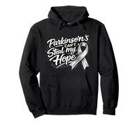 Parkinson’s Warrior Silver Awareness Ribbon Support Hope Pullover Hoodie