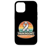 Parkinson’s Warrior Silver Awareness Ribbon Support Retro Case for iPhone 12/12 Pro
