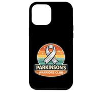 Parkinson’s Warrior Silver Awareness Ribbon Support Retro Case for iPhone 12 Pro Max