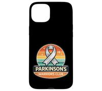 Parkinson’s Warrior Silver Awareness Ribbon Support Retro Case for iPhone 15 Plus
