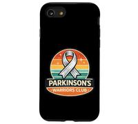 Parkinson’s Warrior Silver Awareness Ribbon Support Retro Case for iPhone SE (2020) / 7/8