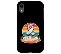 Parkinson’s Warrior Silver Awareness Ribbon Support Retro Case for iPhone XR
