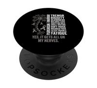 Parkinson Warrior It gets all on my nerve Parkinsons disease PopSockets Adhesive PopGrip