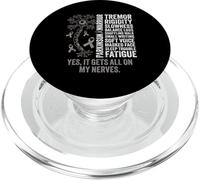 Parkinson Warrior It gets all on my nerve Parkinsons disease PopSockets PopGrip for MagSafe