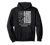 Parkinson Warrior It gets all on my nerve Parkinsons disease Pullover Hoodie