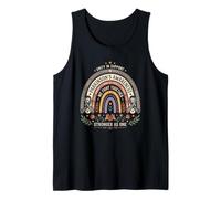 Parkinson's Awareness Boho Rainbow We Fight Together Tank Top