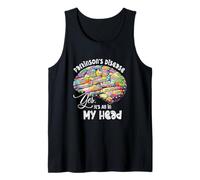 Parkinson's Disease Awareness Brain Yes It's All My Head Tank Top