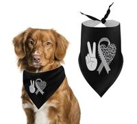 Parkinson's Disease Awareness Dog Bandana Washable Triangle Bibs