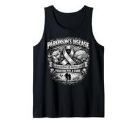 Parkinson's Disease Awareness Month April Support Wear Grey Tank Top