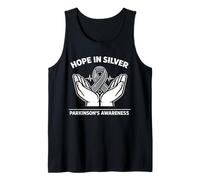 Parkinson's Disease Awareness Month April Support Wear Grey Tank Top