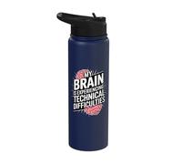 Parkinson's Disease Technical Difficulties Stainless Steel Insulated Water Bottle