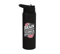 Parkinson's Disease Technical Difficulties Stainless Steel Insulated Water Bottle