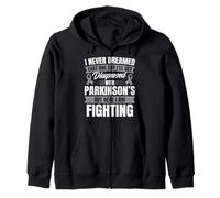 Parkinsons Disease Warrior Zip Hoodie