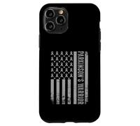 Parkinson's Warrior Awareness Ribbon Flag Support Case for iPhone 11 Pro
