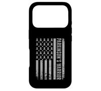 Parkinson's Warrior Awareness Ribbon Flag Support Case for iPhone 17 Pro