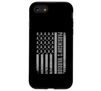 Parkinson's Warrior Awareness Ribbon Flag Support Case for iPhone SE (2020) / 7/8