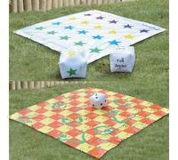 Parkland® 2 In 1 Giant Snakes and Ladders / Tangled Twister Outdoor Garden Game