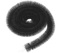 Parkland® 4m x 100mm Gutter Brush Leaf Guard Protection Lead Leaf Filter Guttering Drain Black