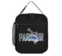 Parkour Art Insulated Lunch Bag Reusable Cooler Lunchbox Tote Meal Container for Women Men
