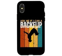 Parkour Ask Me If I Can A Backflip Funny Parkour Case for iPhone X/XS