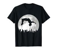 Parkour Backflip Silhouette Urban Gymnast Freerunning T-Shirt