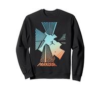 Parkour City Skyline Freerunning Jump Urban Movement Design Sweatshirt