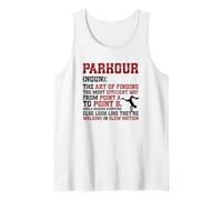 Parkour Definition Freerunning Traceur Street Workout Tank Top