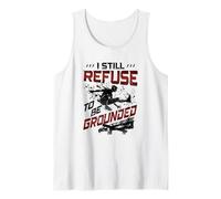 Parkour Freerunning I Still Refuse to Be Grounded Traceur Tank Top