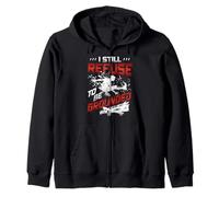 Parkour Freerunning I Still Refuse To Be Grounded Traceur Zip Hoodie