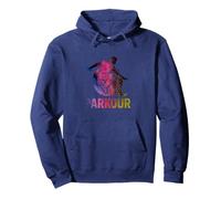 Parkour Jump - Dynamic Urban Design Pullover Hoodie